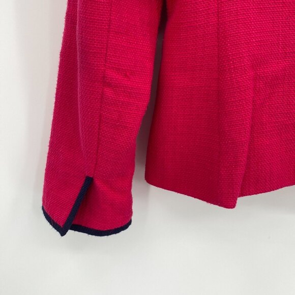 Banana Republic Womens Maui Rose Cotton Long Sleeve One Button Blazer Size 6 - Picture 6 of 12